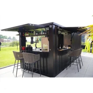 Conteneur Bar Démontable 26 Pieds : La Solution Idéale et Polyvalente pour un Bar Extérieur Réussi