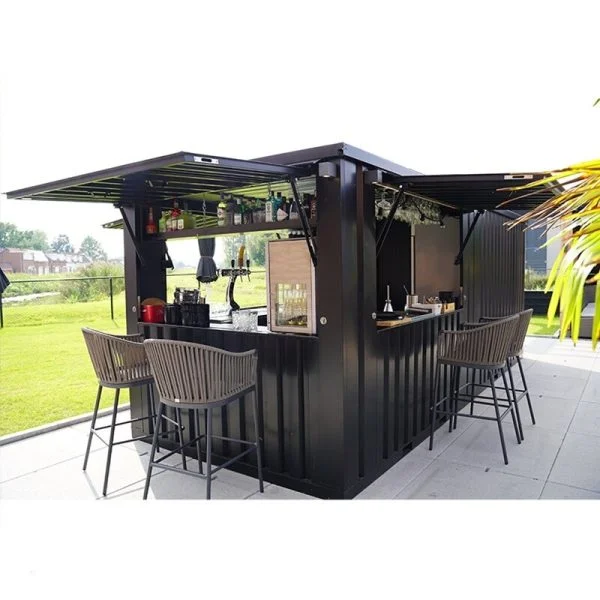 Conteneur Bar Démontable 26 Pieds : La Solution Idéale et Polyvalente pour un Bar Extérieur Réussi