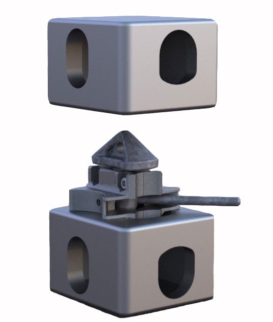 Twist lock intermédiaire pour conteneur