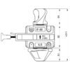 Twist lock semi-automatique pour conteneur