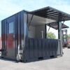 Conteneur 10 pieds aménagé cuisine professionnelle equipé– Food truck container 100% mobile